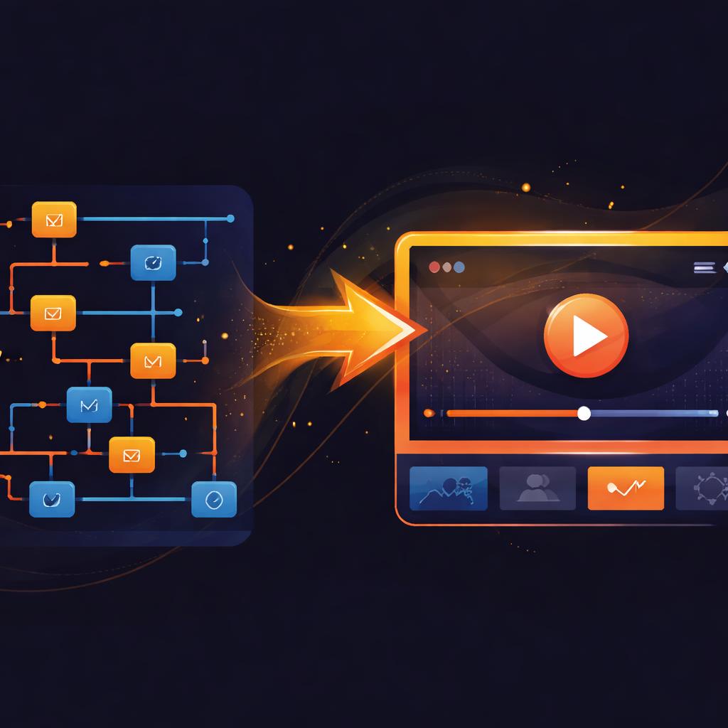 VideoFlow turns JSON data into cinematic MP4s JSON transformation pipeline