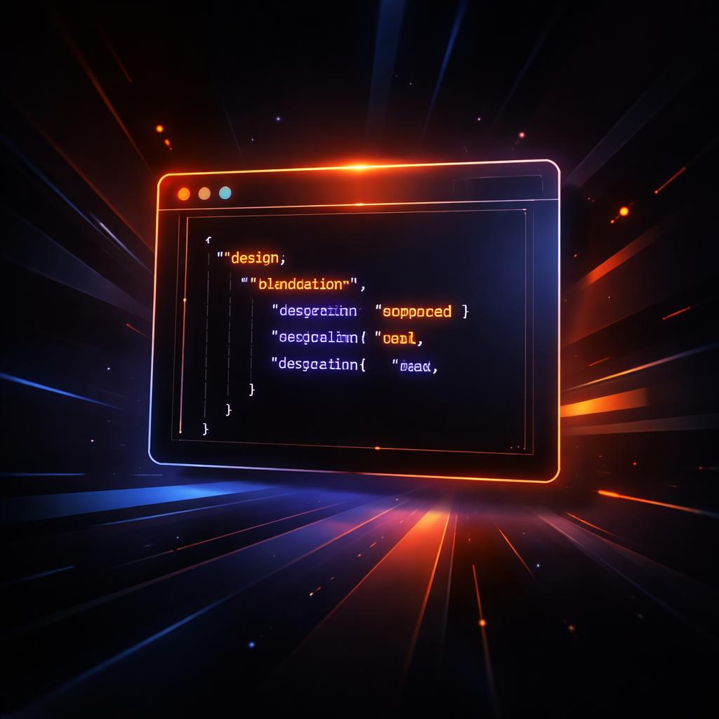 Code snippet showing blendMode in JSON