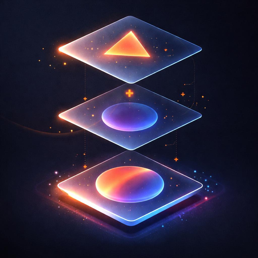 Cinematic layer compositing visualised