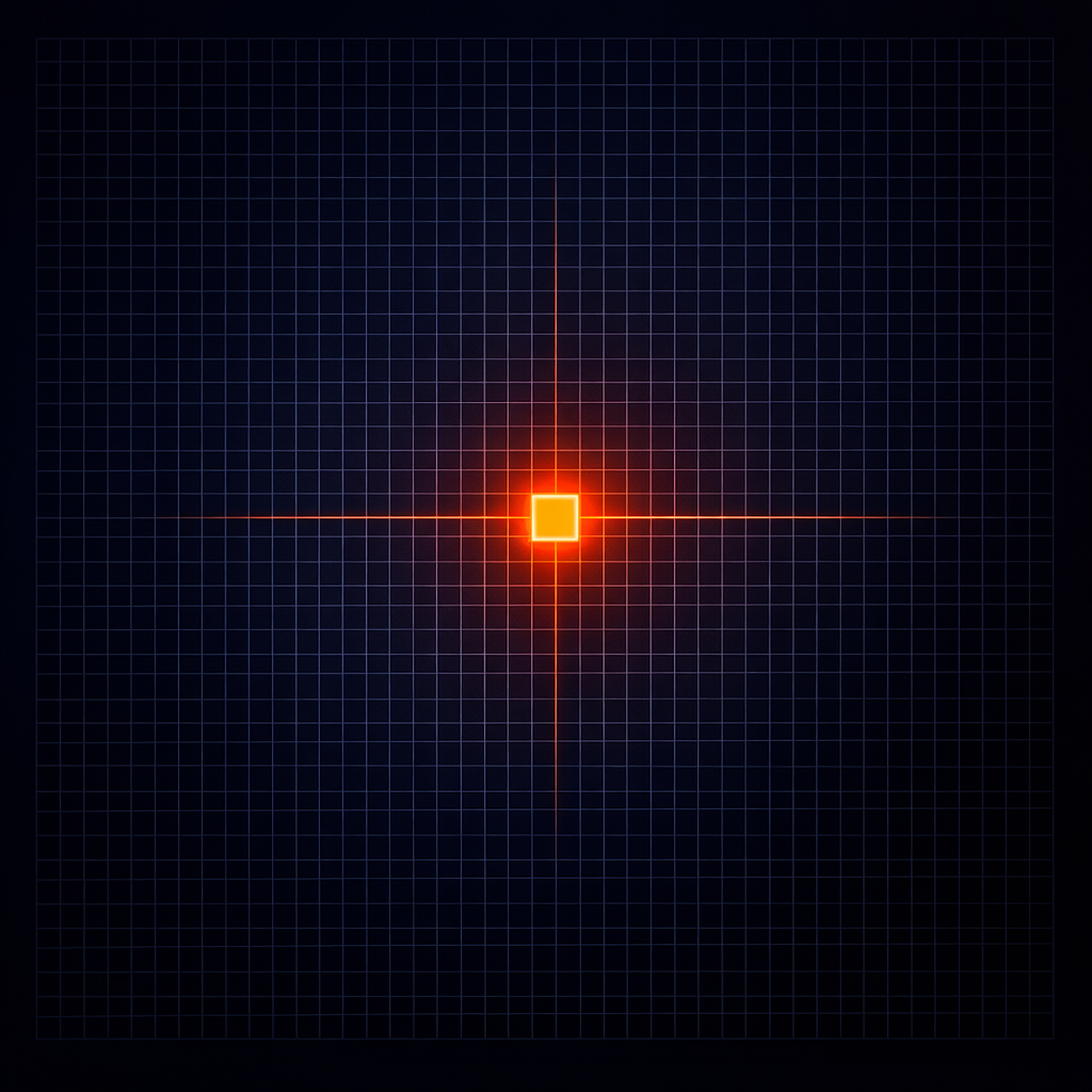The em-unit system: 1em = 1% of project width Abstract visualization of the em-unit scaling system