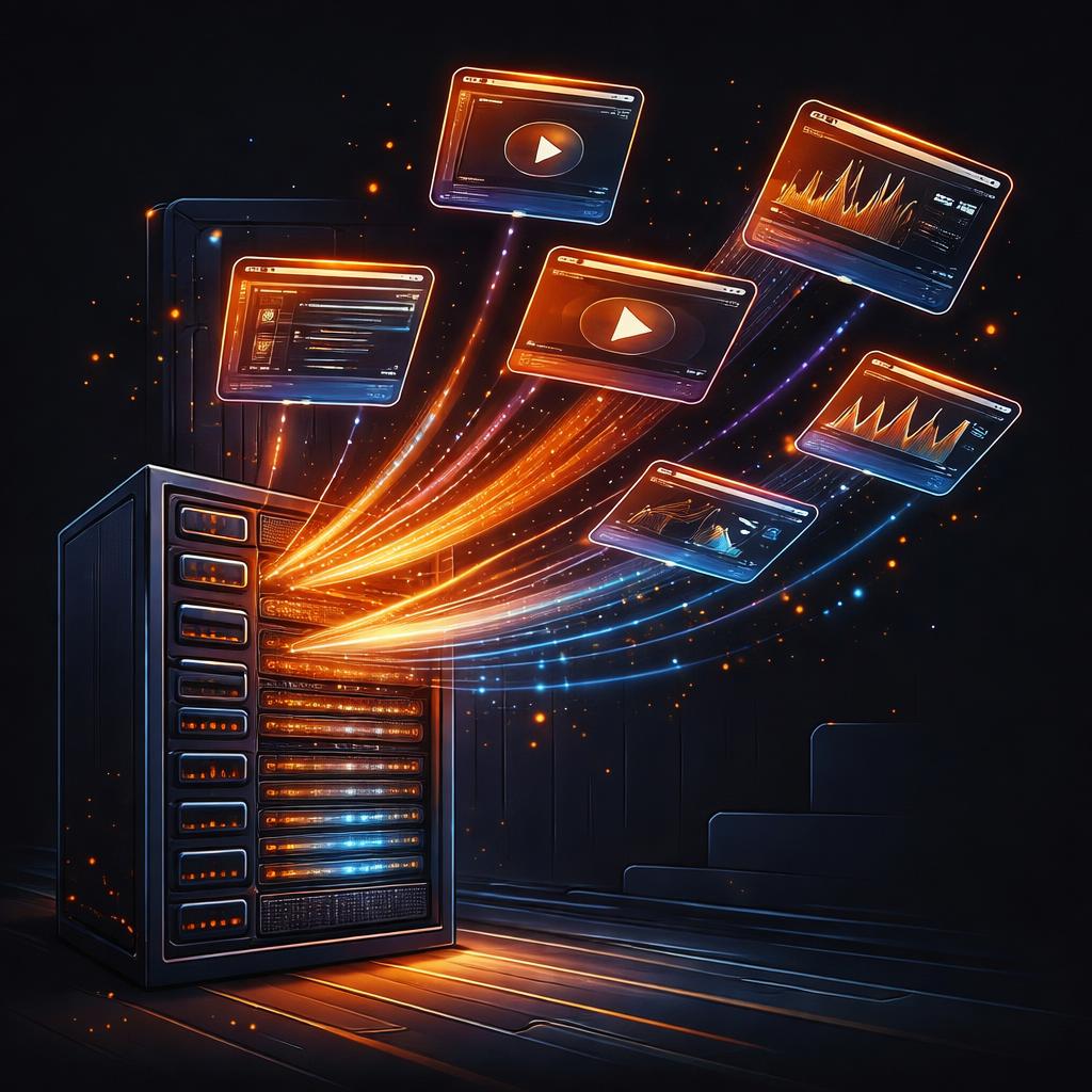 Server-Side Rendering Pipeline VideoFlow rendering pipeline in a server environment
