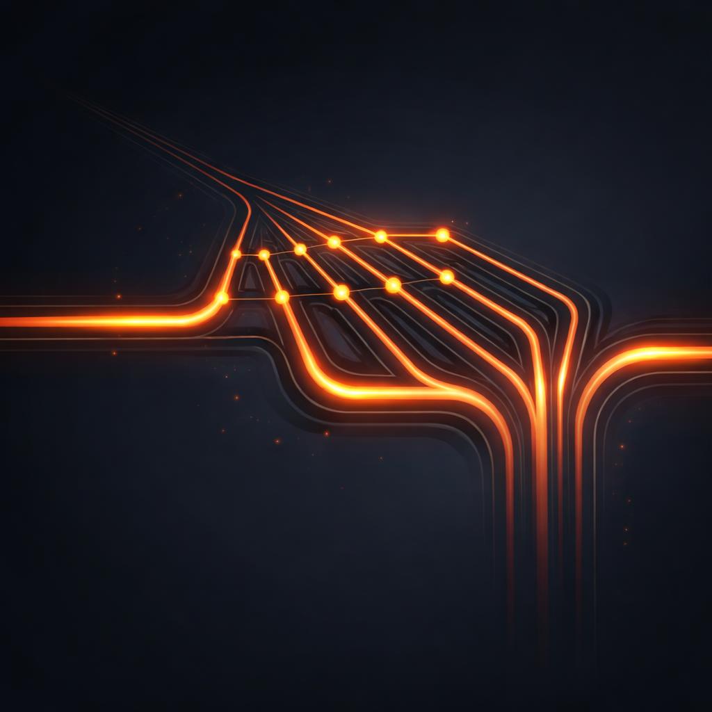 Visualizing the branching logic of parallel and wait primitives in VideoFlow Branching logic illustration