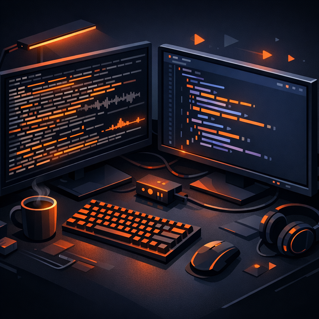 Comparing complex shell commands with structured TypeScript code FFmpeg vs VideoFlow Comparison