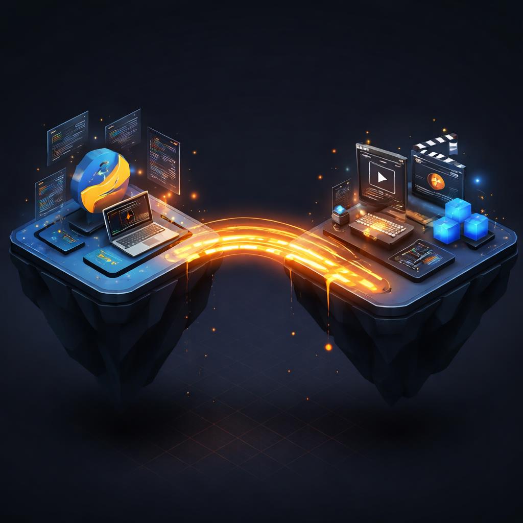 The Language Bridge A bridge connecting different programming languages to video rendering