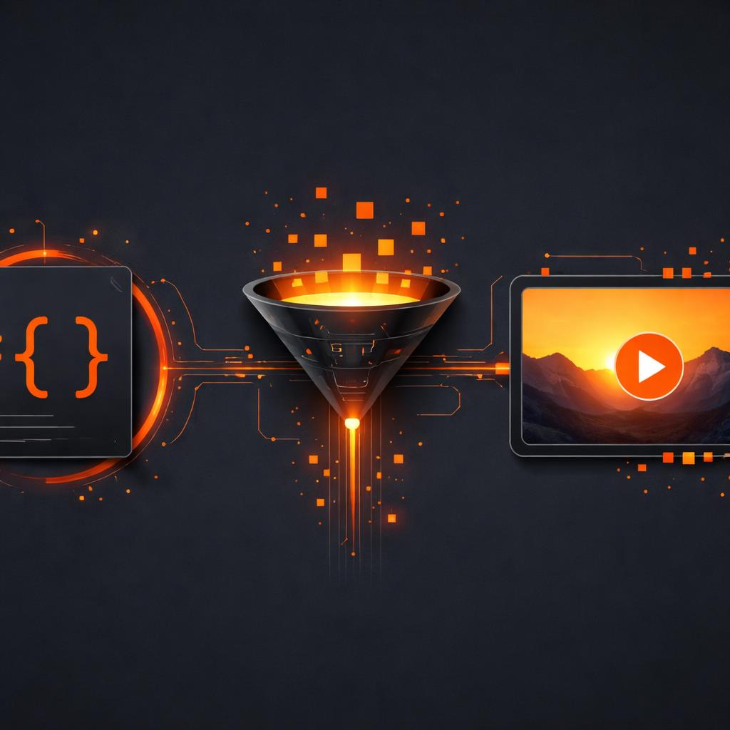 Transforming VideoJSON into rendered frames without FFmpeg bloat. JSON to Video Transformation
