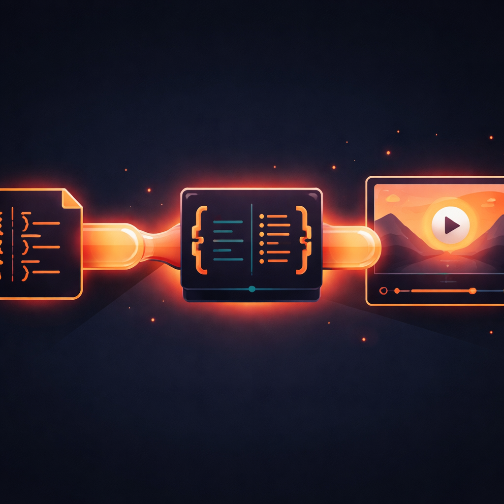 Diffing video layers as JSON A git-style diff of two JSON objects representing video layers