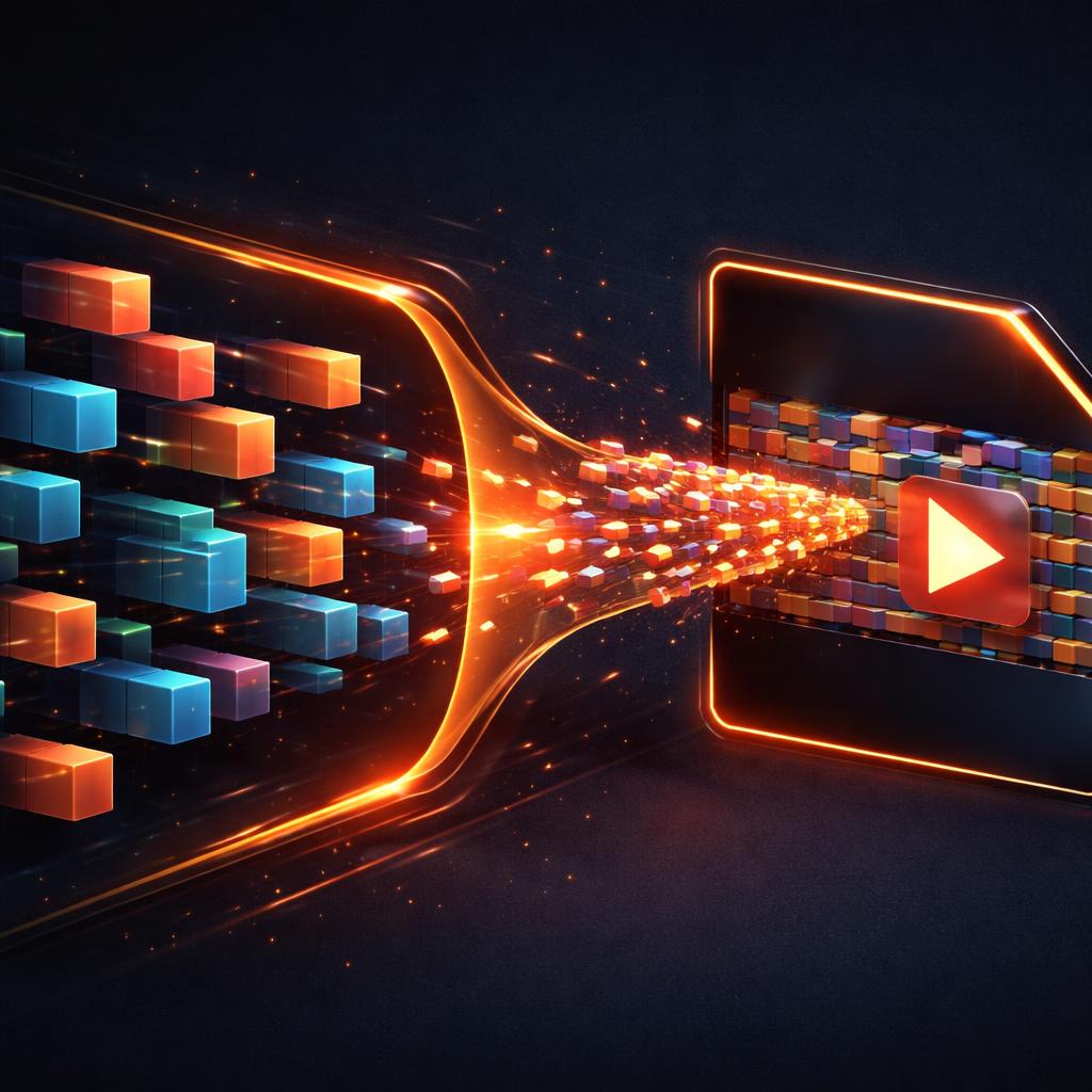 WebCodecs enables high-performance client-side video generation. WebCodecs compressing data into an MP4 container